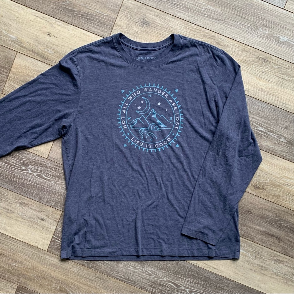 Life is Good Long Sleeve “Cool Tee” (Men’s XL)